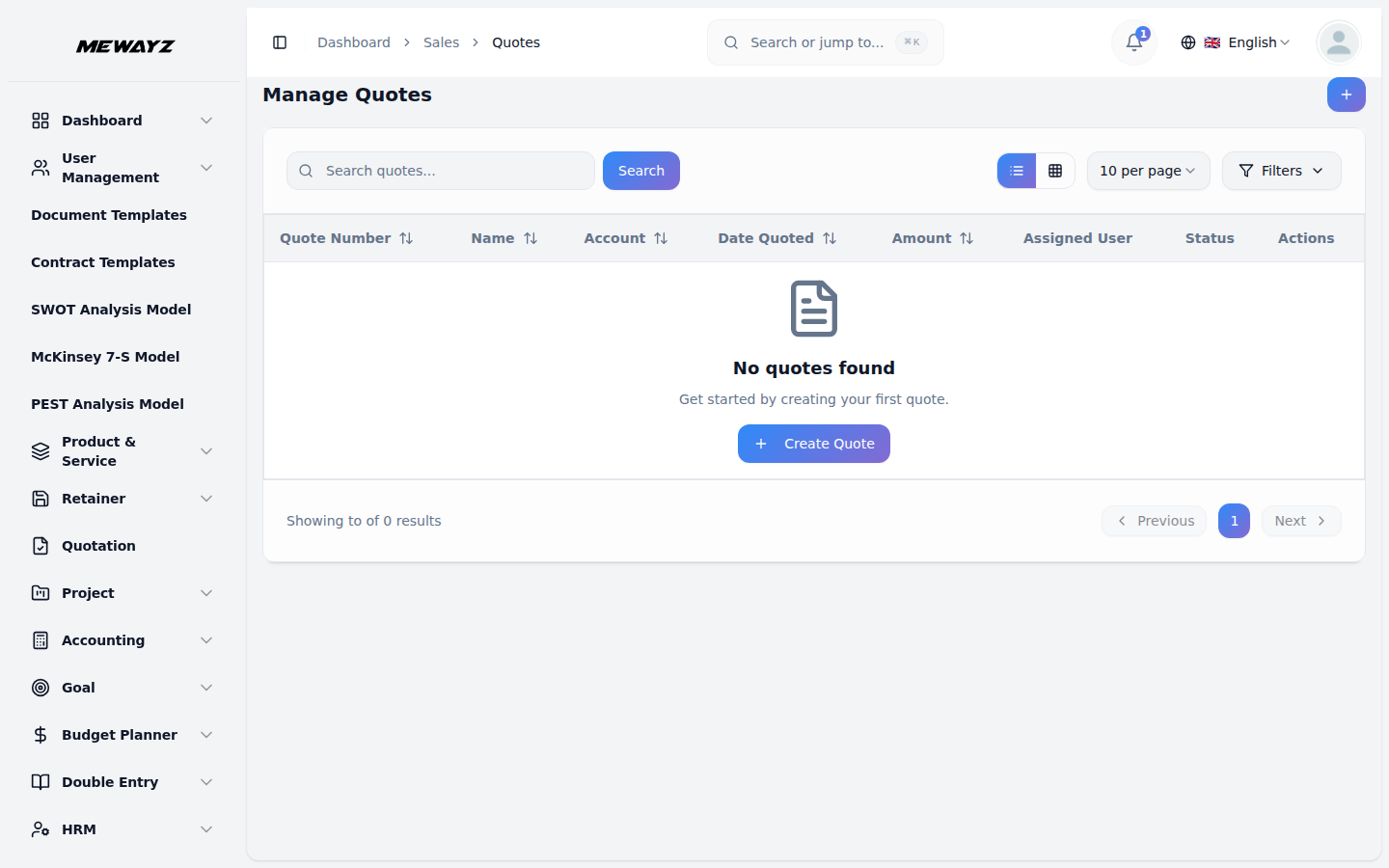 Sales Proposals - Mewayz